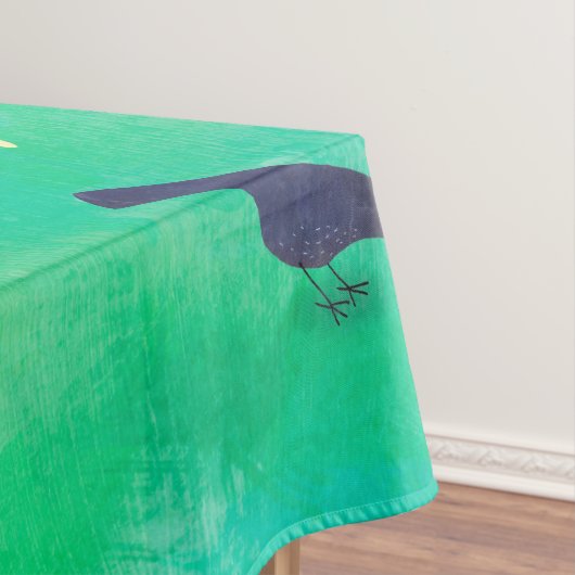 Moderne grüne Landschaft Tischdecke (Beispiel)