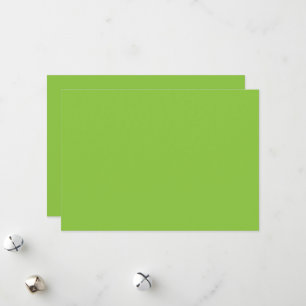 Moderne grüne minimalistische Feiertagskarte