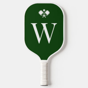 Moderne grüne monogrammierte Profi-Pickleball-Schl Pickleball Schläger