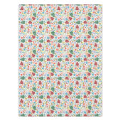 Moderne, grüne, orange Bio Formen (1) Tischdecke (Vorderseite)