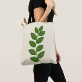 Moderne grüne Pflanzenblätter Tasche (Von Nahem)