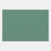 Moderne grüne, robuste Papierfolien Geschenkpapier Set (Vorderseite 3)