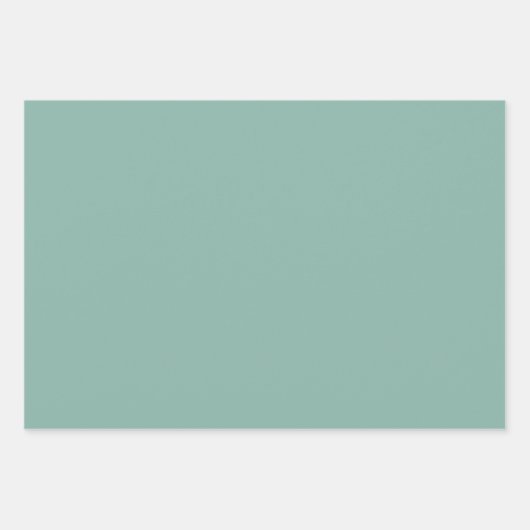 Moderne grüne, robuste Papierfolien Geschenkpapier Set (Vorderseite 2)