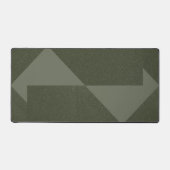 Moderne grüne Schreibmatte mit Pfeilen - Anpassen Schreibtischunterlage (Vorderseite)