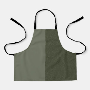 Moderne grüne Schürze - Individuelles Design