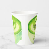 Moderne grüne So-Matcha-Baby-Party Pappbecher (Rechts)
