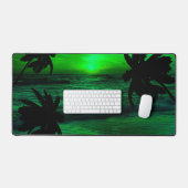 MODERNE GRÜNE SONNENSTADTNATUR SCHREIBTISCHUNTERLAGE (Tastatur & Maus)