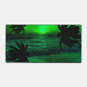 MODERNE GRÜNE SONNENSTADTNATUR SCHREIBTISCHUNTERLAGE (Vorderseite)