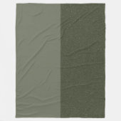 Moderne grüne Split Fleece Blanket (Vorderseite)