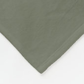 Moderne grüne Split Fleece Blanket (Ecke)