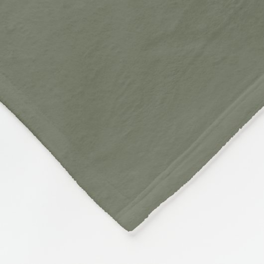Moderne grüne Split Fleece Blanket (Ecke)
