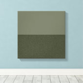 Moderne grüne Split Leinwand Wandkunst (Custom) (Insitu (Holzboden))