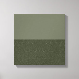 Moderne grüne Split Leinwand Wandkunst (Custom)