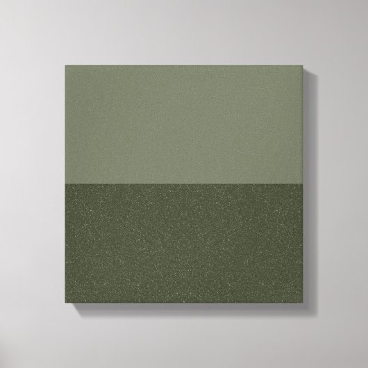 Moderne grüne Split Leinwand Wandkunst (Custom) (Vorderseite)