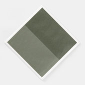 Moderne grüne Split Napkin - individuell anpassbar Serviette (Ecke)