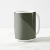 Moderne grüne Split Textur Tasse (VorderseiteRechts)