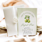 Moderne grüne Streifen Perfektes Brautparty Einladung