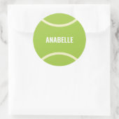 Moderne grüne Tennishalle Runder Aufkleber (Tasche)