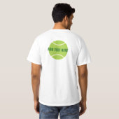 Moderne grüne Tennishalle T-Shirt (Schwarz voll)