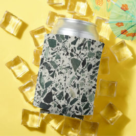 Moderne grüne Terrazzo Dosenkühler