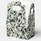 Moderne grüne Terrazzo Geschenkschachtel (Geöffnet)
