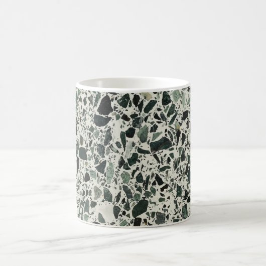 Moderne grüne Terrazzo Kaffeetasse (Mittel)