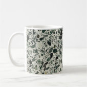Moderne grüne Terrazzo Kaffeetasse (Links)