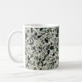 Moderne grüne Terrazzo Kaffeetasse