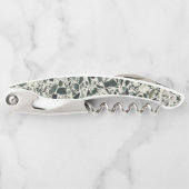 Moderne grüne Terrazzo Kellnermesser (Vorderseite)