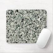 Moderne grüne Terrazzo Mousepad (Mit Mouse)