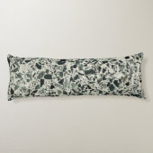 Moderne grüne Terrazzo Seitenschläferkissen (Rückseite)