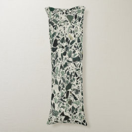 Moderne grüne Terrazzo Seitenschläferkissen