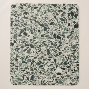 Moderne grüne Terrazzo Sherpadecke