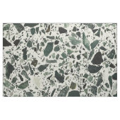 Moderne grüne Terrazzo Stoff (Fat Quarter (45,7 x 55,9 cm))