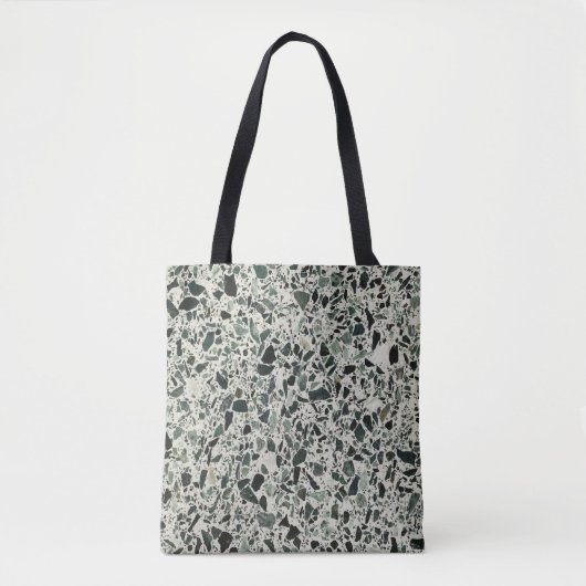 Moderne grüne Terrazzo Tasche (Vorderseite)