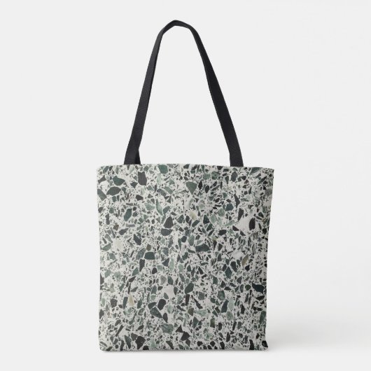 Moderne grüne Terrazzo Tasche (Rückseite)