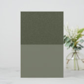 Moderne grüne Texturierung - Maßgeschneidert Briefpapier (Stehend Vorderseite)