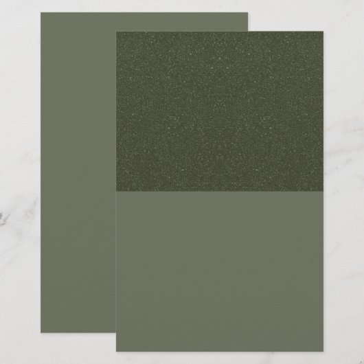 Moderne grüne Texturierung - Maßgeschneidert Briefpapier (Vorne/Hinten)