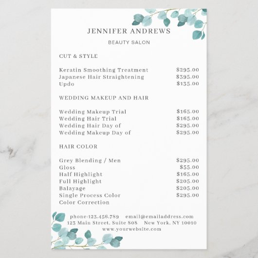 Moderne, grüne Umgebung Flyer (Vorne)