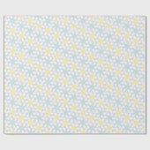 Moderne grüne und gelbe Pinwheel Tessellation Geschenkpapier (Flach)