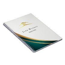 Moderne grüne und goldene Immobilien