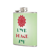 Moderne grüne und rote Liebe, Frieden, Jozia Flachmann (Links)