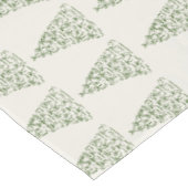 Moderne grüne Weihnachten Tischdecke (Schrägansicht)