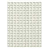 Moderne grüne Weihnachten Tischdecke (Vorderseite)