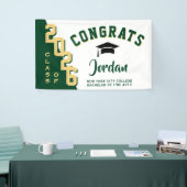 Moderne, grüne Weiße Abschluss im Party 2025 Banner (Messeveranstaltung)