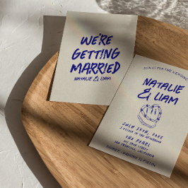 Moderne Grunge Hand gezeichnete Kuchen Retro Bold  Einladung