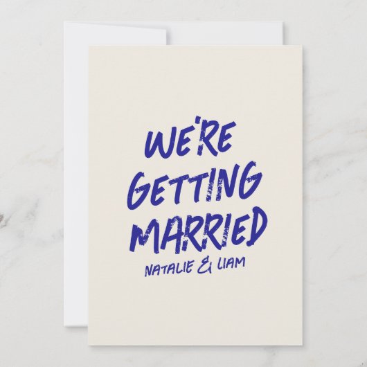 Moderne Grunge Hand gezeichnete Kuchen Retro Bold Einladung (Rückseite)