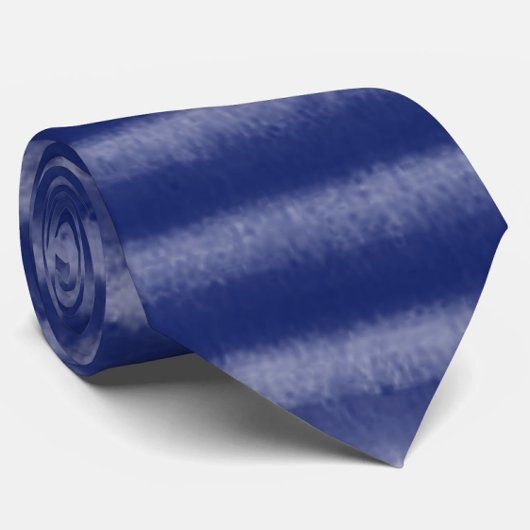 Moderne Grunge Streifen Blau Weiß Krawatte