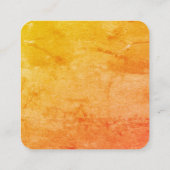 Moderne Grunge Textur Quadratische Visitenkarte (Rückseite)