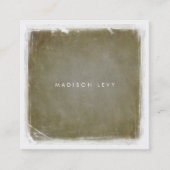 Moderne Grunge Texture Minimalistische Termine Kar (Vorderseite)